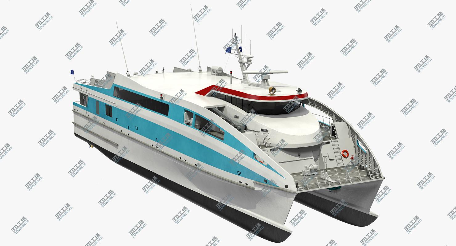 images/goods_img/2021040232/3D Ferry Catamaran Generic Rigged(1) model/2.jpg
